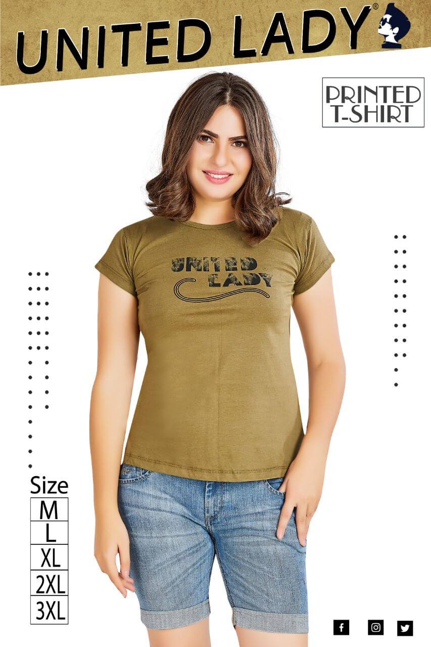 Ul Round Neck Printed T Shirt collection 7