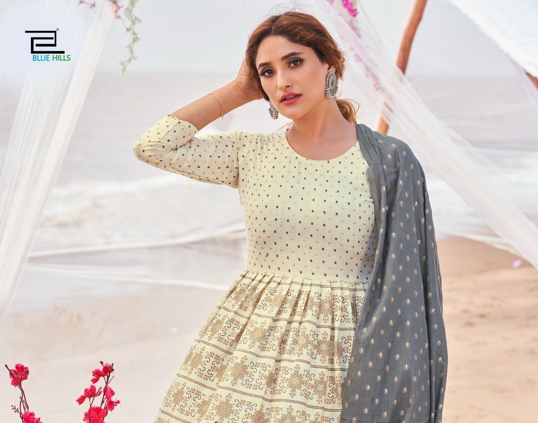 Blue Hills Walkway Dupatta Edition Vol 3 collection 12