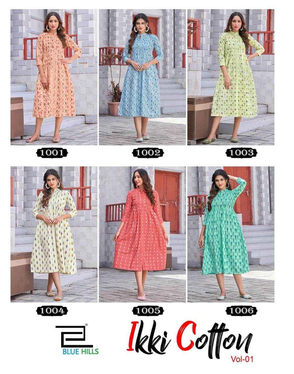 Blue Hills Ikki Cotton Vol 1 collection 1