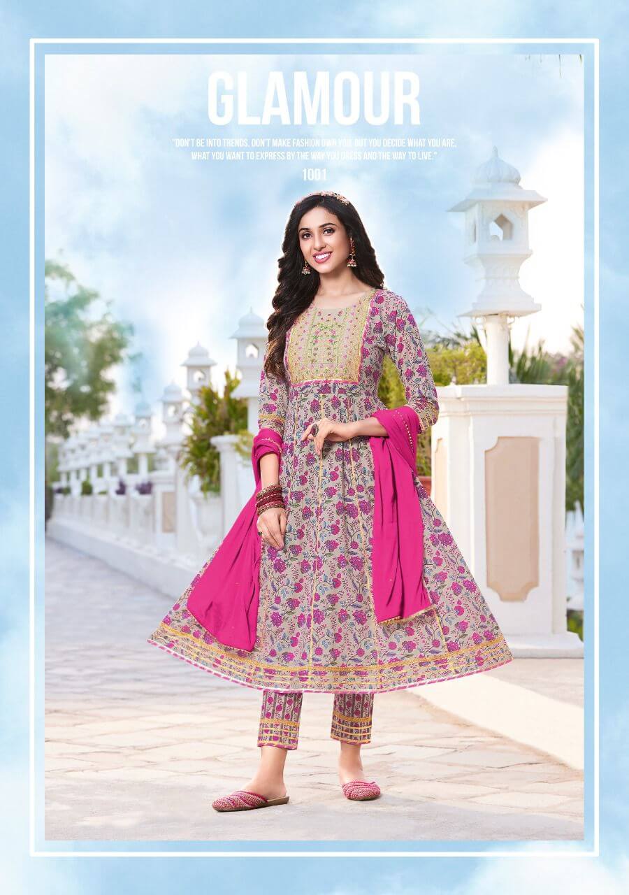 Kajal Style Glam Look Vol 1 Cotton Salwar Kameez collection 14