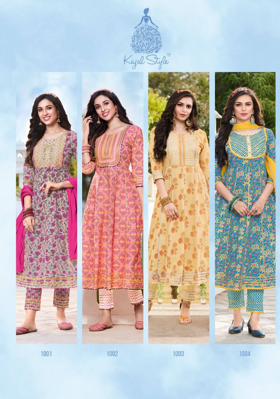 Kajal Style Glam Look Vol 1 Cotton Salwar Kameez collection 10
