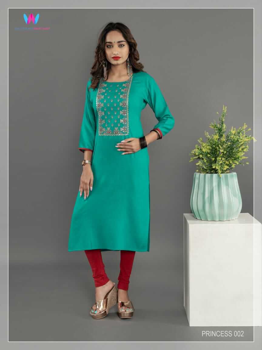 Womens Hanger Princess Vol 1 Embroidery Kurti collection 3