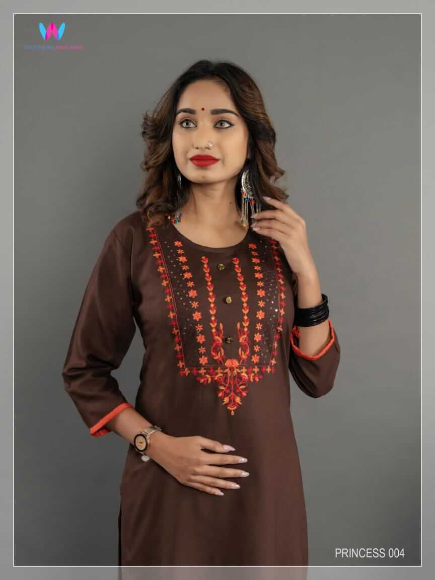 Womens Hanger Princess Vol 1 Embroidery Kurti collection 6