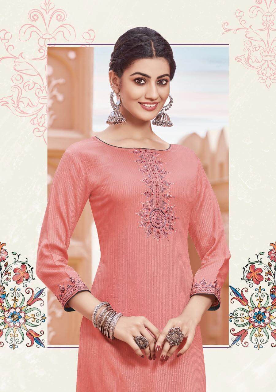 Ladies Flavour Saanvi Vol 4 Kurtis With Bottom collection 8