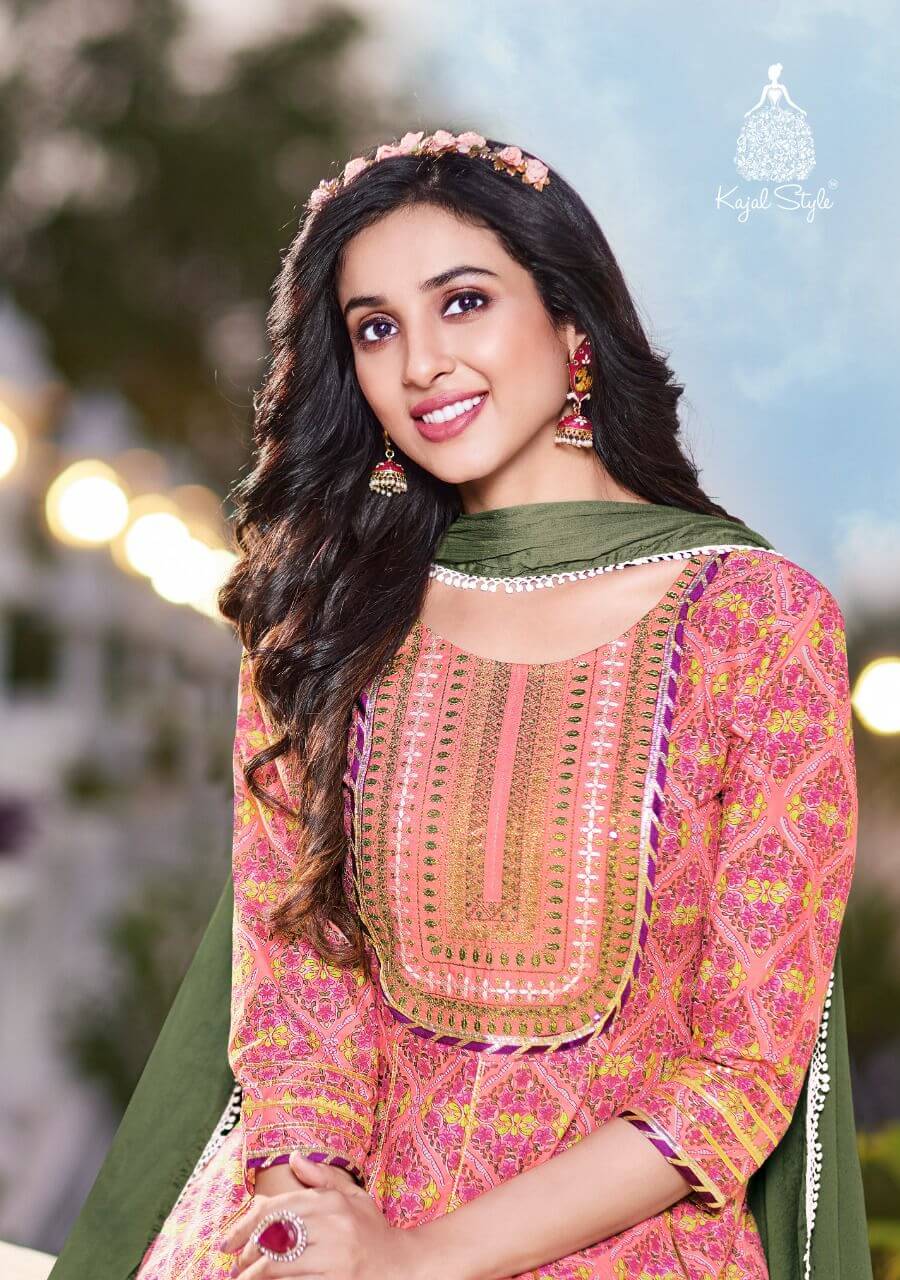 Kajal Style Glam Look Vol 1 Cotton Salwar Kameez collection 4