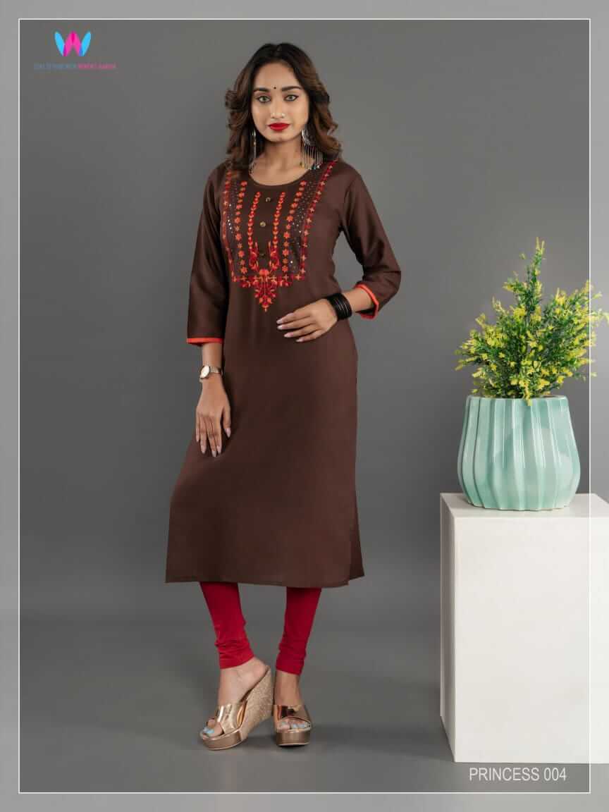 Womens Hanger Princess Vol 1 Embroidery Kurti collection 4