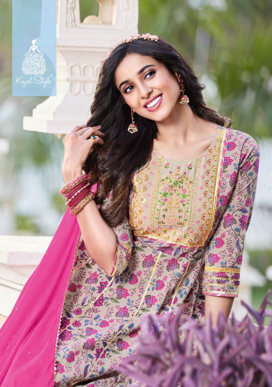 Kajal Style Glam Look Vol 1 Cotton Salwar Kameez collection 7