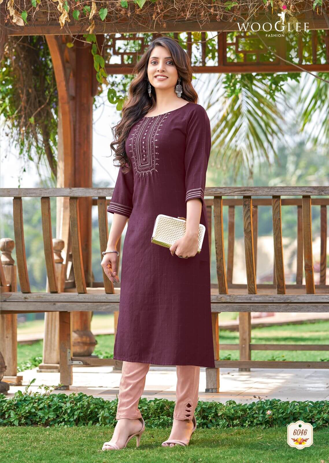 Wooglee Kesar Vol 7 Kurtis With Bottom collection 4