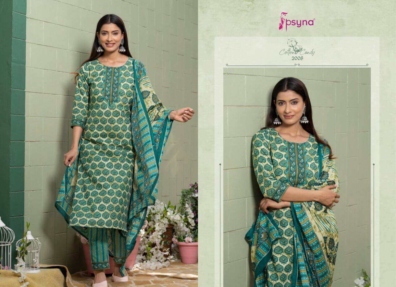 Psyna Cotton Candy vol 2 Cotton Salwar Kameez collection 7