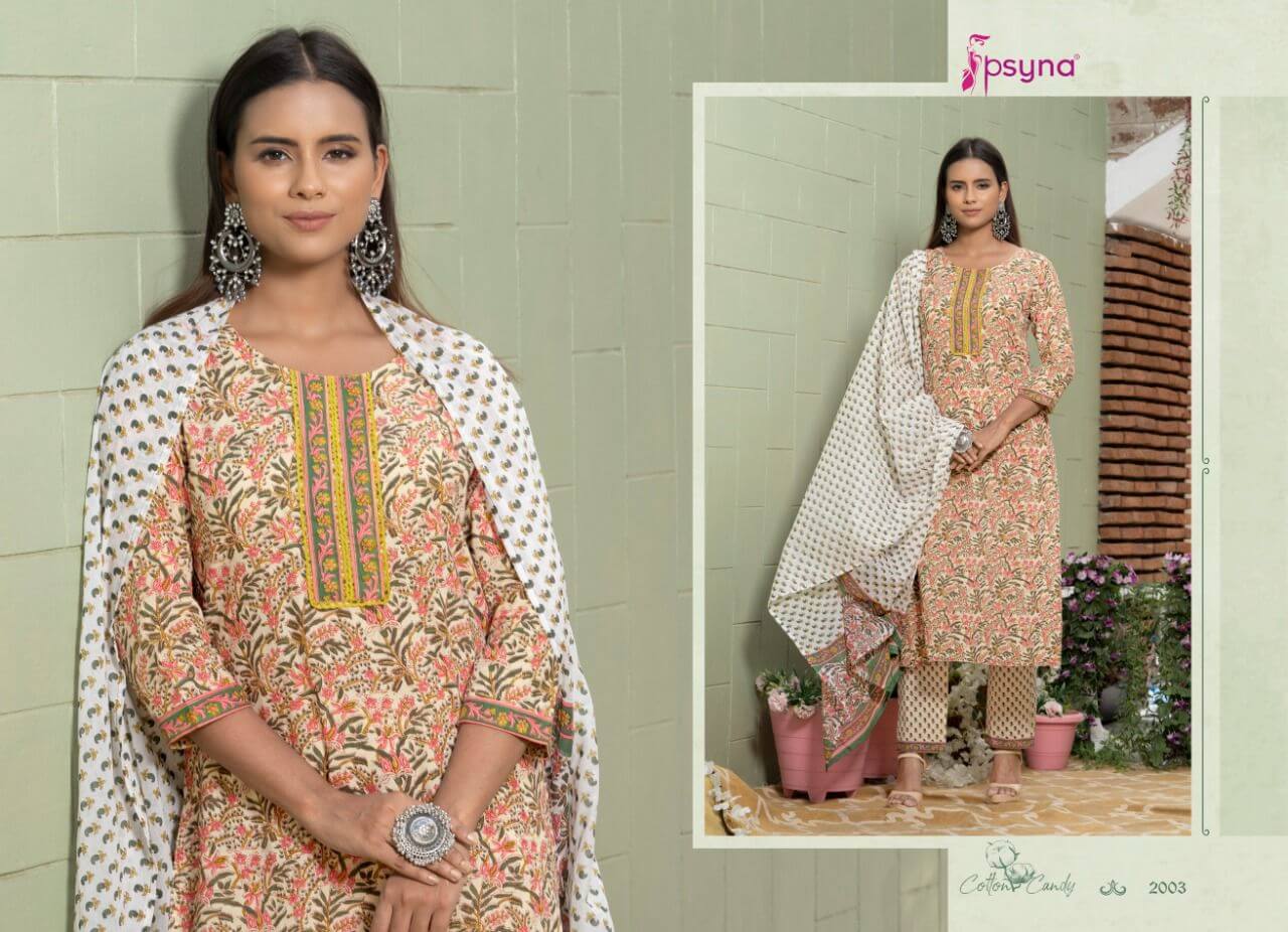 Psyna Cotton Candy vol 2 Cotton Salwar Kameez collection 3