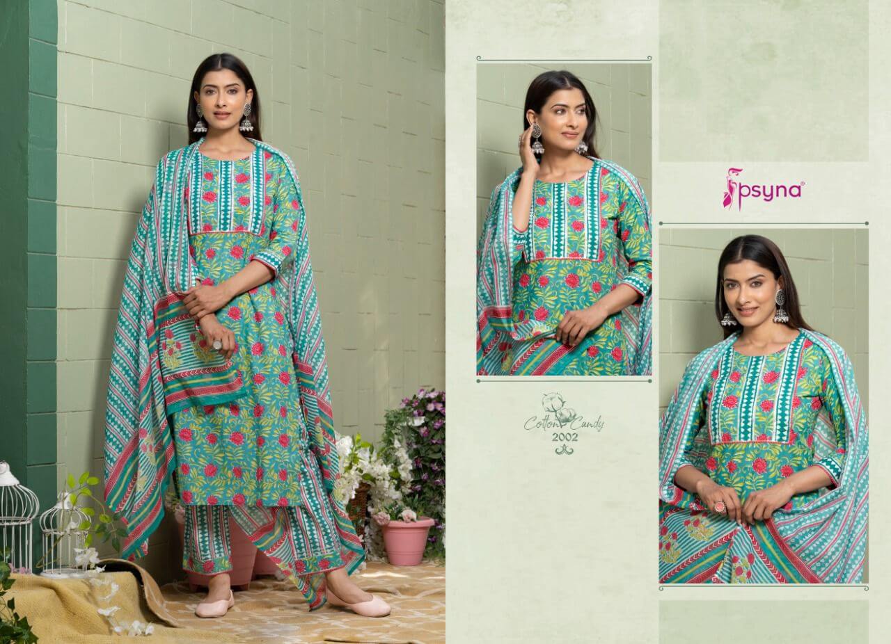 Psyna Cotton Candy vol 2 Cotton Salwar Kameez collection 8