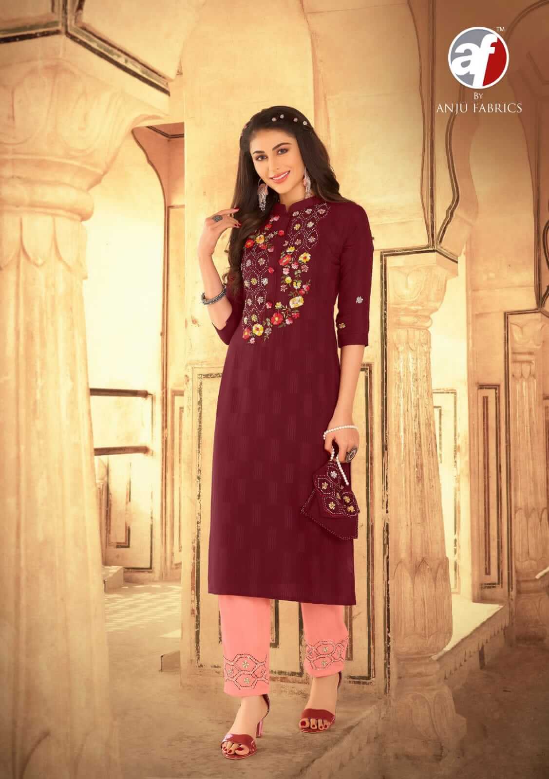 Af Real Touch Vol 2 Kurtis With Bottom collection 5