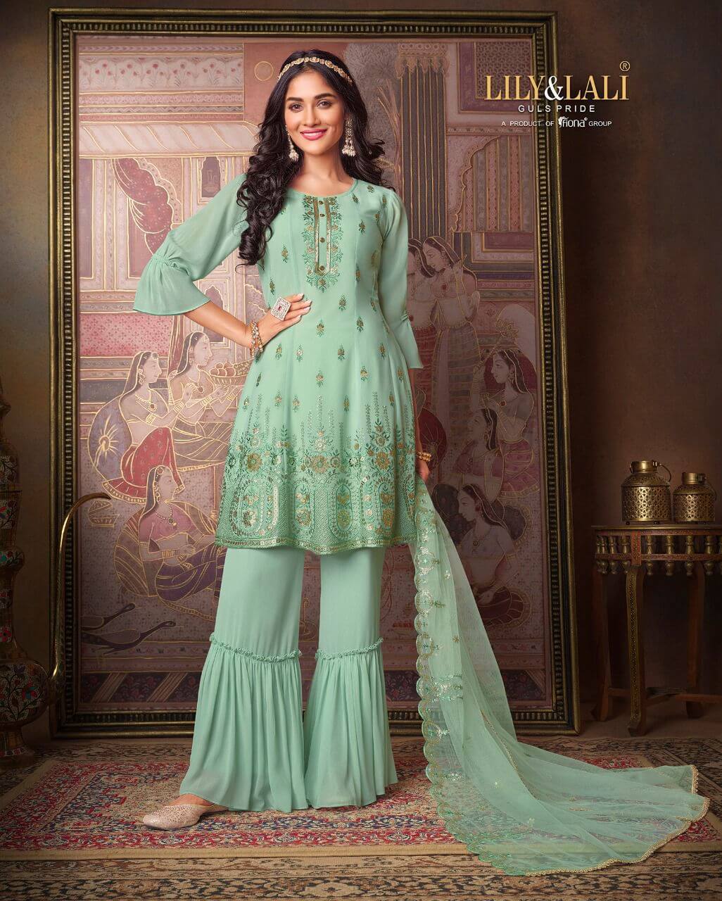 Lily and Lali Arizona Designer Wedding Party Salwar Suits collection 4