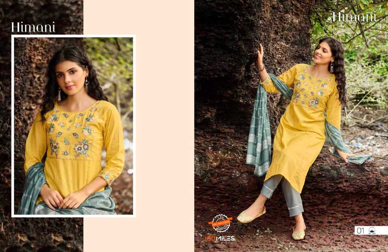 100Miles Himani Cotton Salwar Kameez Catalog collection 1