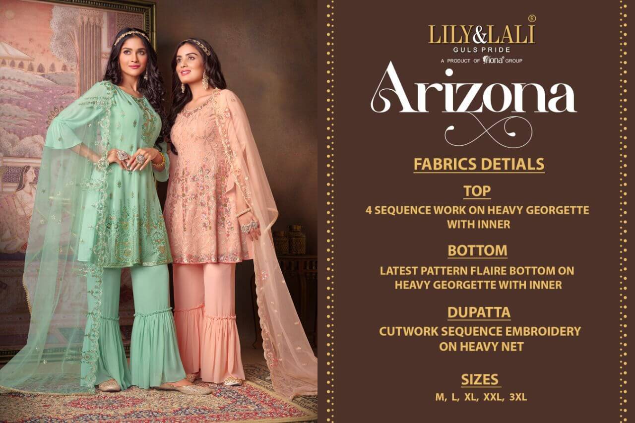 Lily and Lali Arizona Designer Wedding Party Salwar Suits collection 6
