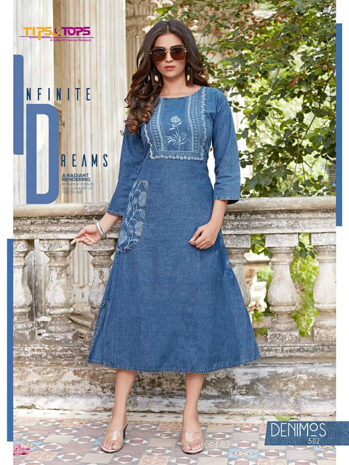 Tips Tops Denimos Vol 5 Denim Kurti Catalog collection 2