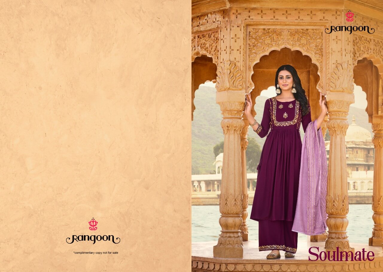 Rangoon Soulmate Embroidery Salwar Kameez Catalog collection 1