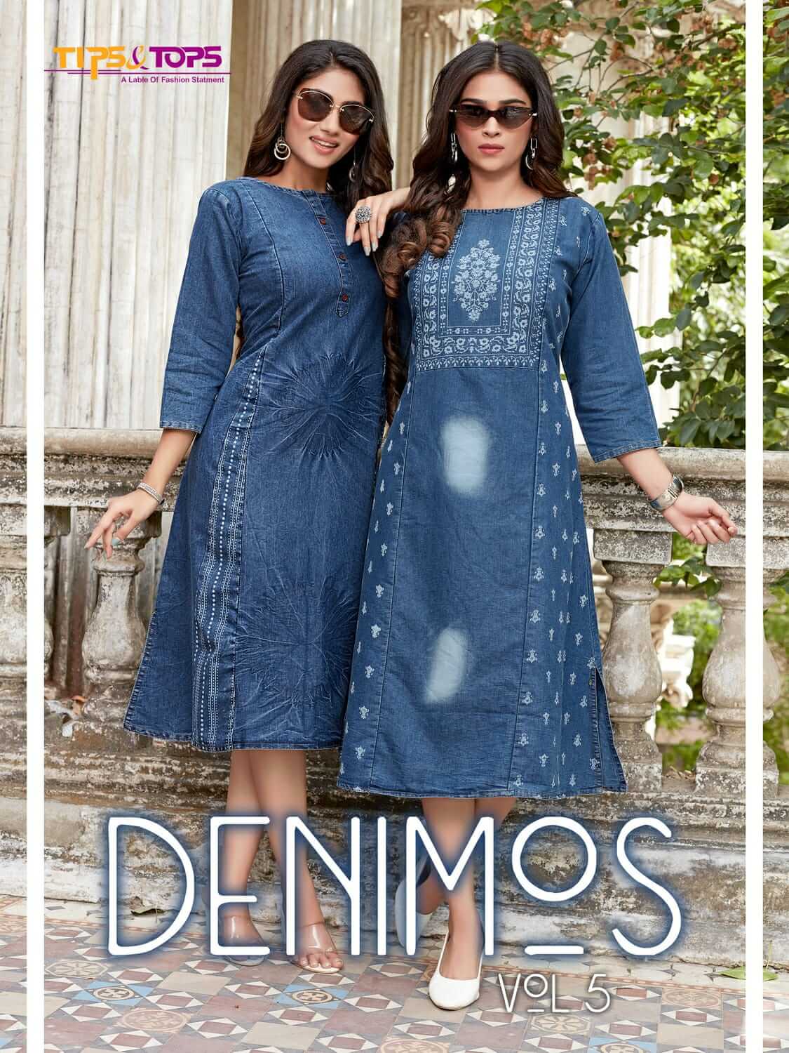 Tips Tops Denimos Vol 5 Denim Kurti Catalog collection 7