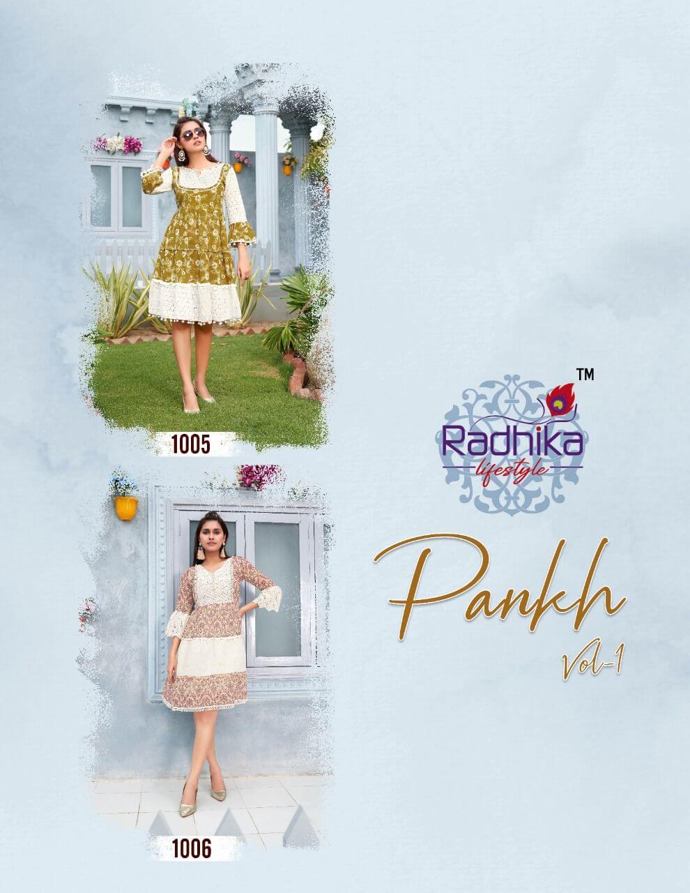 Radhika Lifestyle Pankh Vol 1 One Piece Dress collection 1
