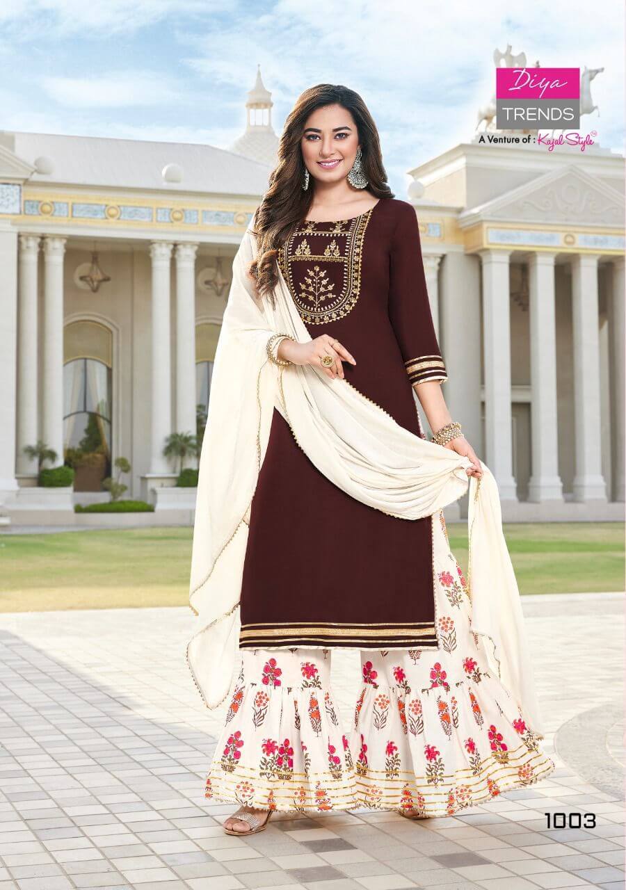 Diya Trends Swag vol 1 Embroidery Salwar Kameez Catalog collection 2