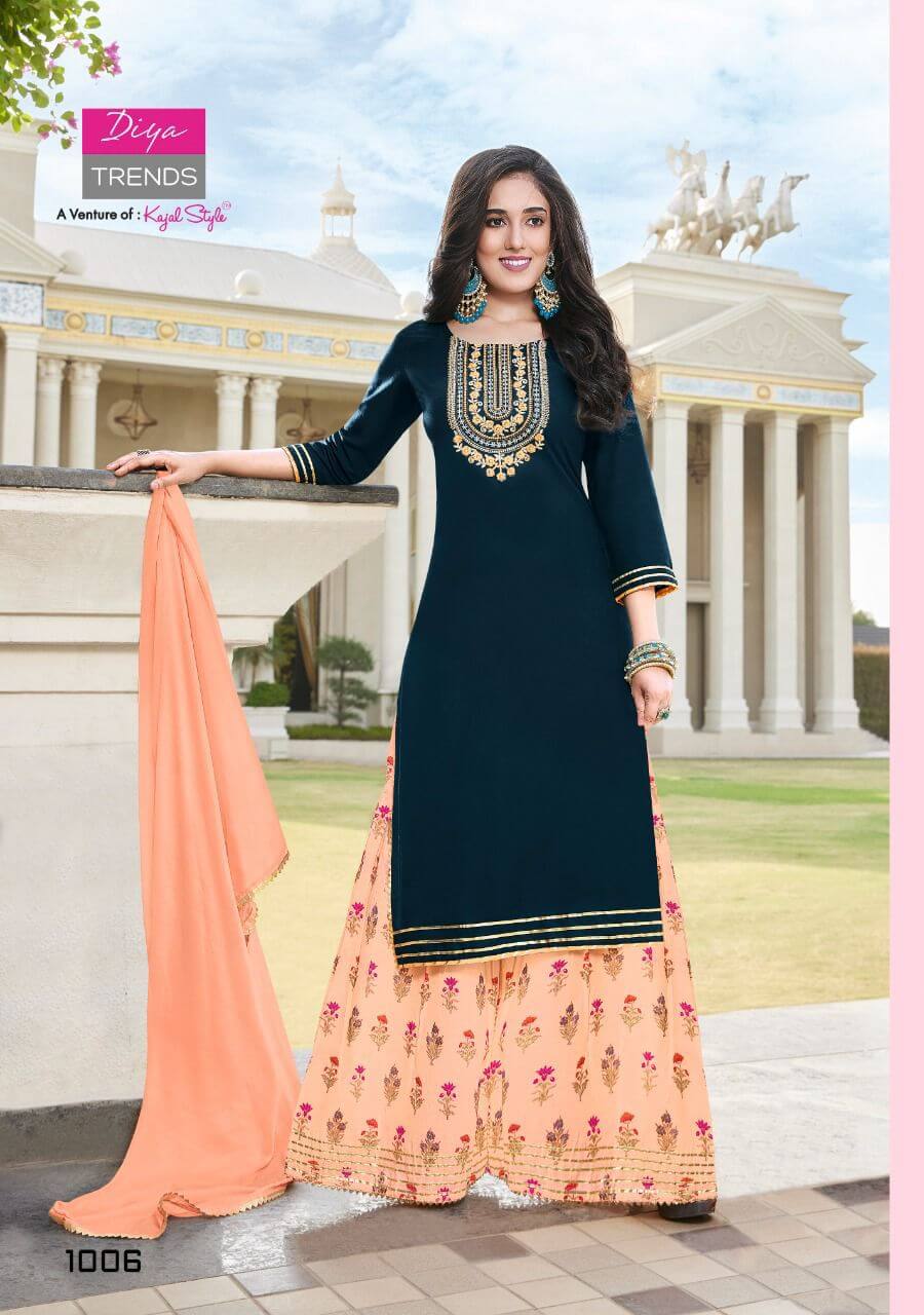 Diya Trends Swag vol 1 Embroidery Salwar Kameez Catalog collection 6