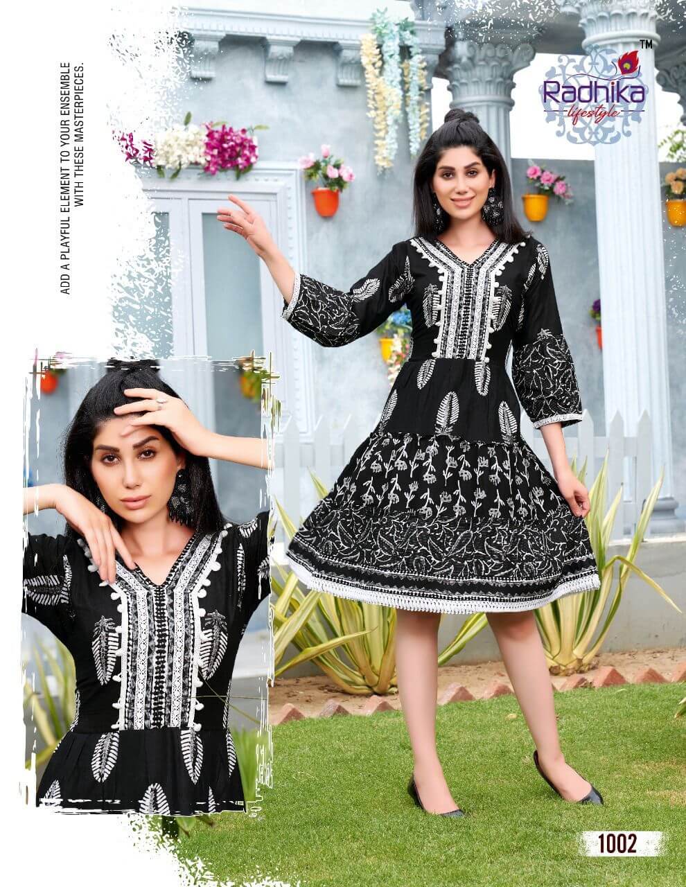 Radhika Lifestyle Pankh Vol 1 One Piece Dress collection 6