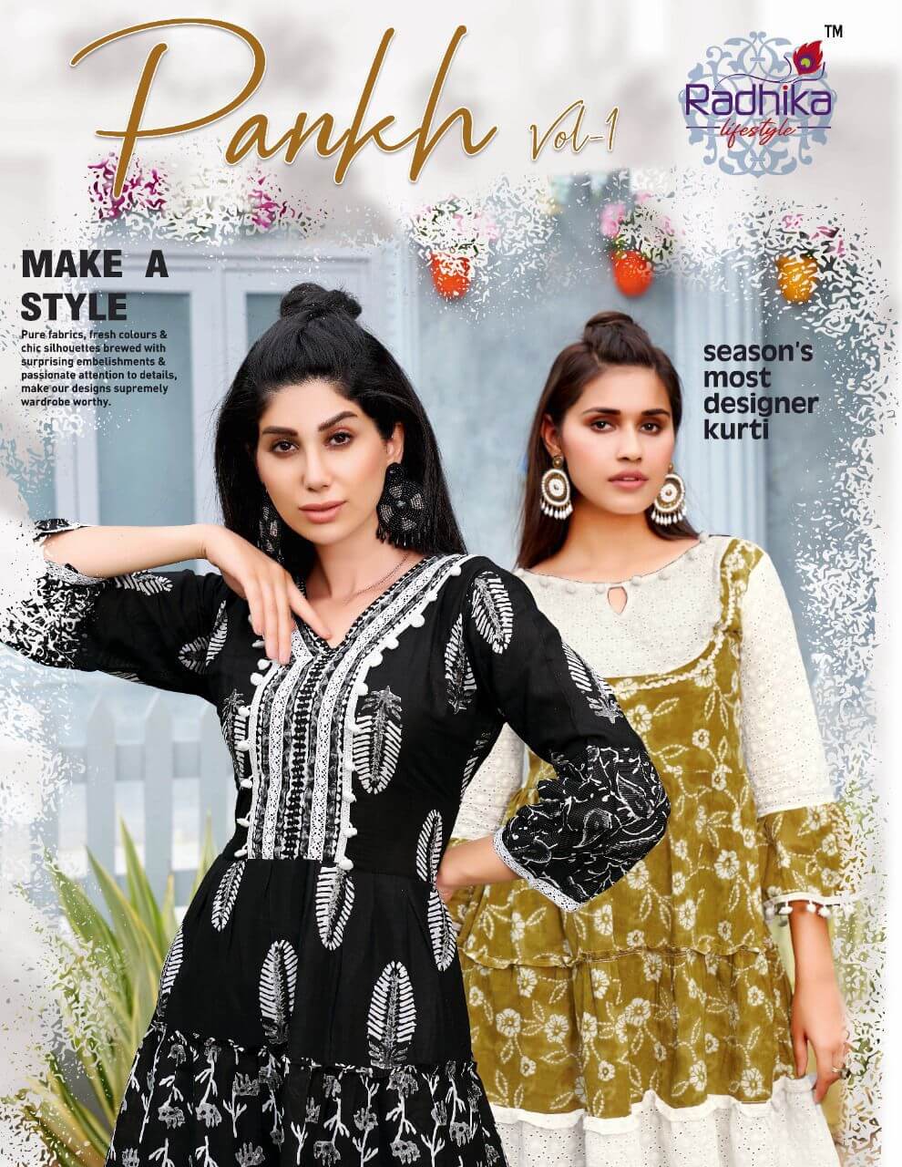 Radhika Lifestyle Pankh Vol 1 One Piece Dress collection 8