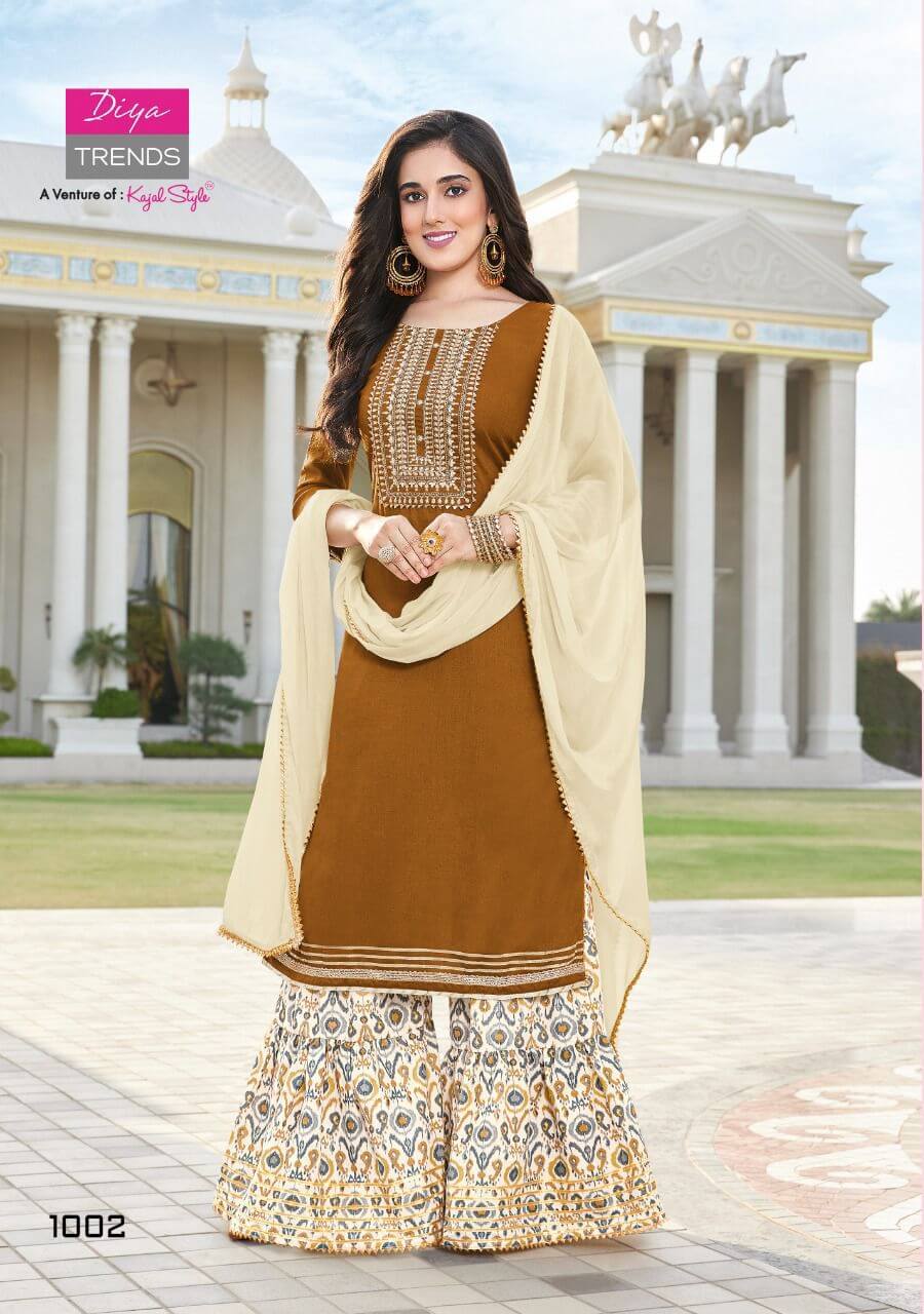 Diya Trends Swag vol 1 Embroidery Salwar Kameez Catalog collection 4