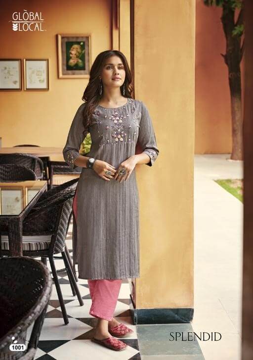 Global Local Splendid Casual Wear Kurti Catalog collection 2