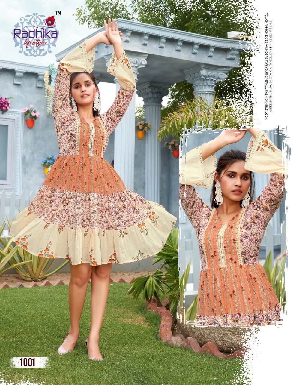 Radhika Lifestyle Pankh Vol 1 One Piece Dress collection 4