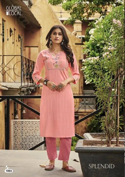 Global Local Splendid Casual Wear Kurti Catalog collection 4