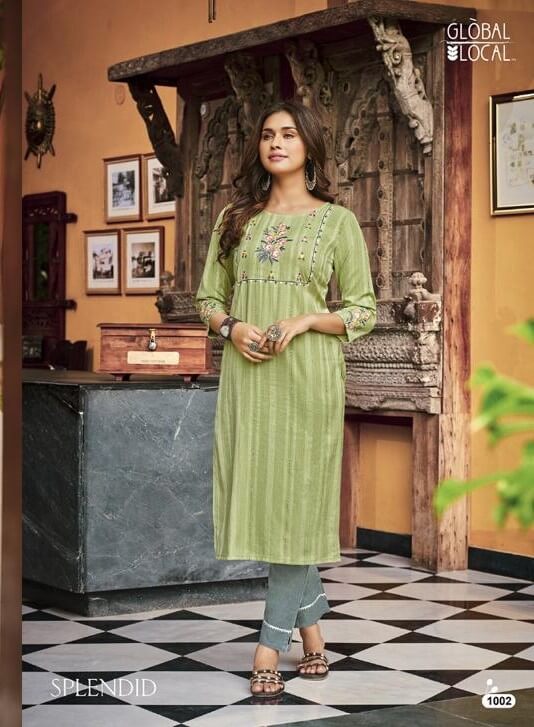 Global Local Splendid Casual Wear Kurti Catalog collection 3