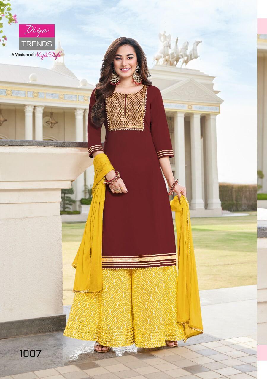 Diya Trends Swag vol 1 Embroidery Salwar Kameez Catalog collection 7