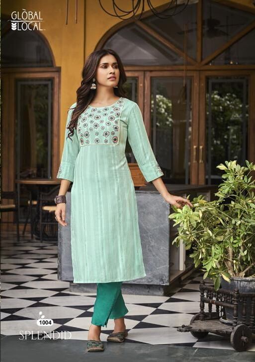 Global Local Splendid Casual Wear Kurti Catalog collection 5