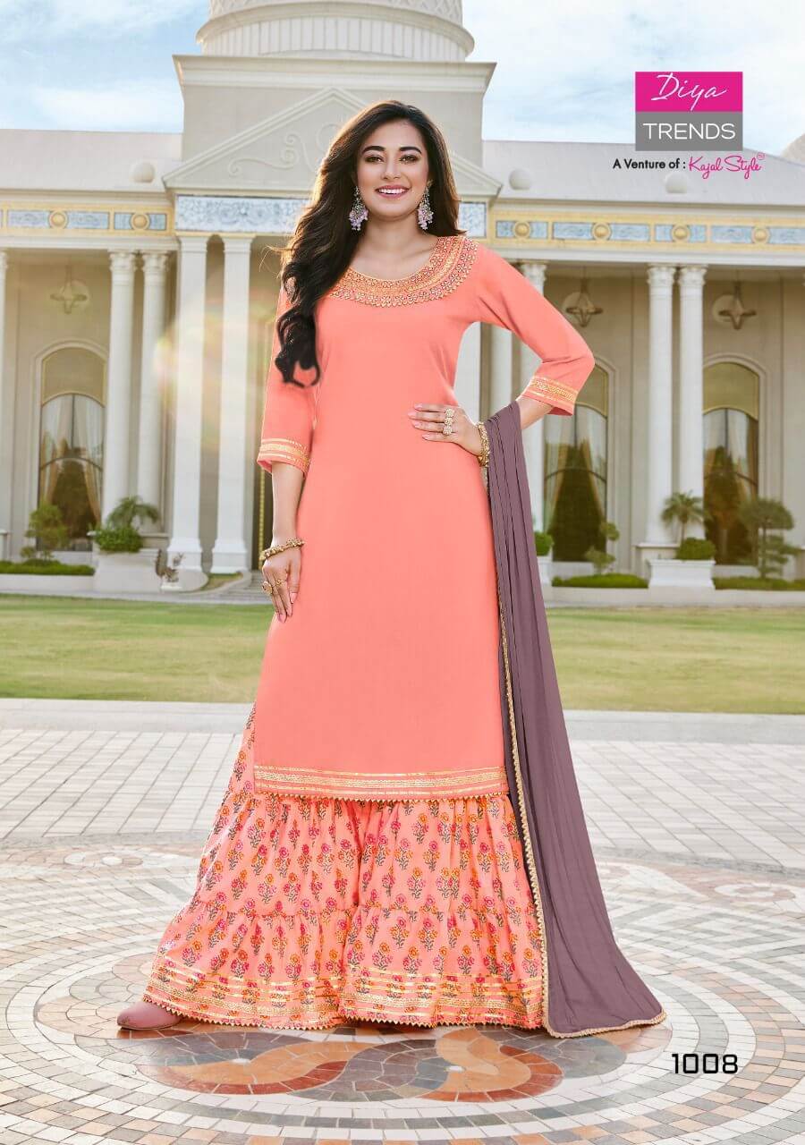 Diya Trends Swag vol 1 Embroidery Salwar Kameez Catalog collection 8