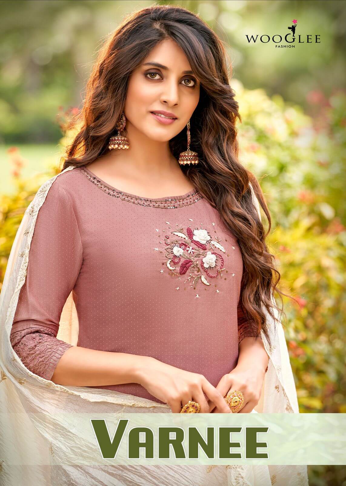 Wooglee Varnee Embroidery Salwar Kameez Catalog collection 10