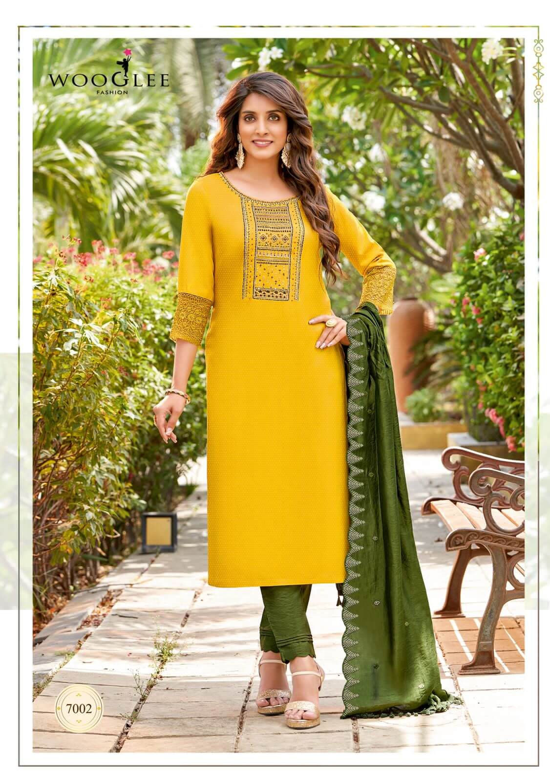 Wooglee Varnee Embroidery Salwar Kameez Catalog collection 2