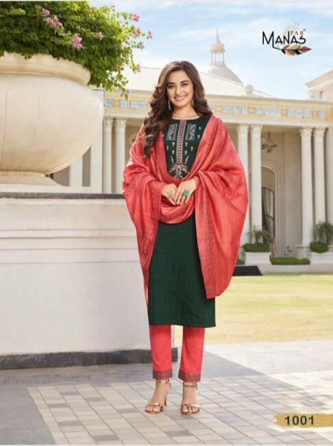 Manas Fab Sparkle Churidar Salwar Suits collection 2