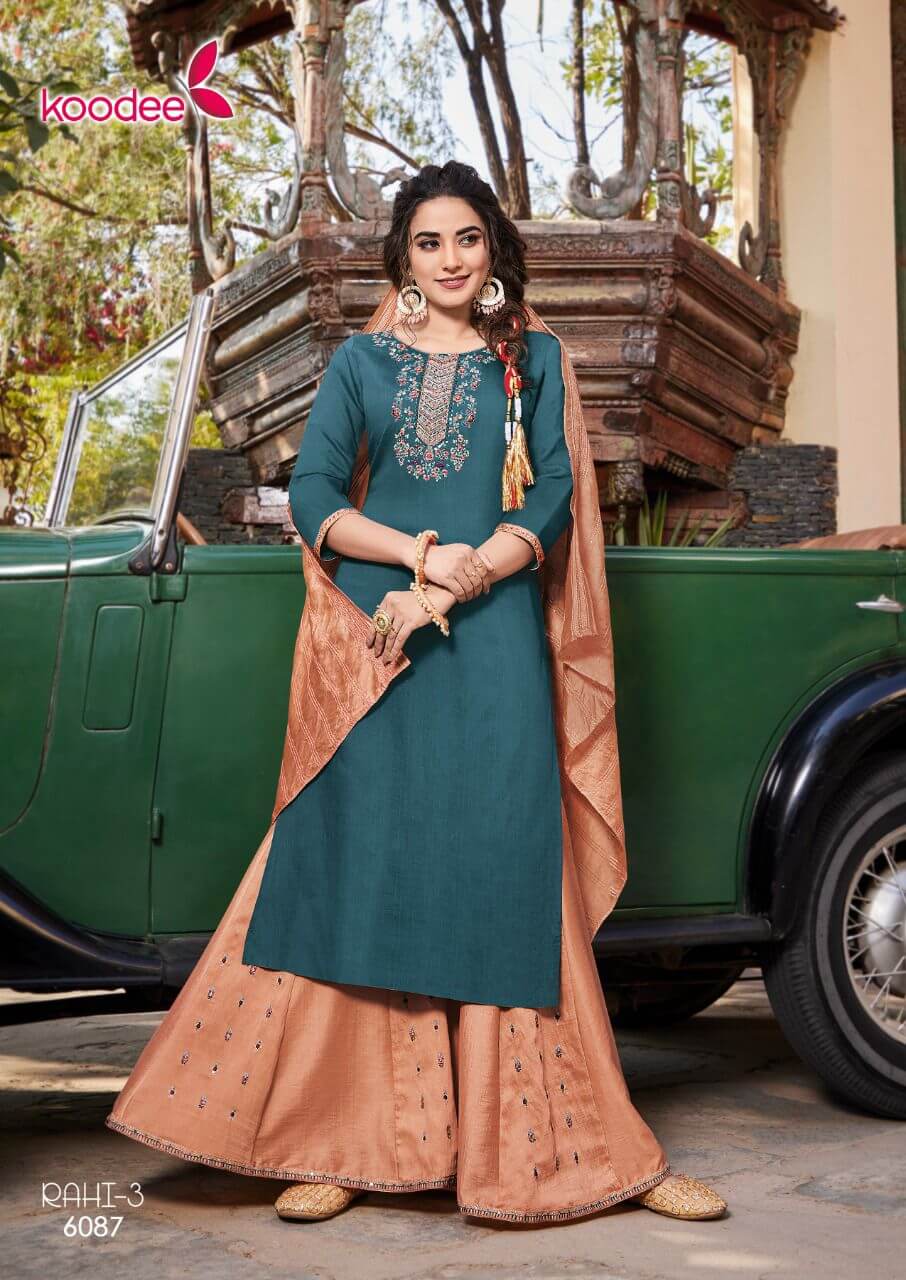 Koodee Rahi Vol 3 Embroidery Salwar Kameez collection 5