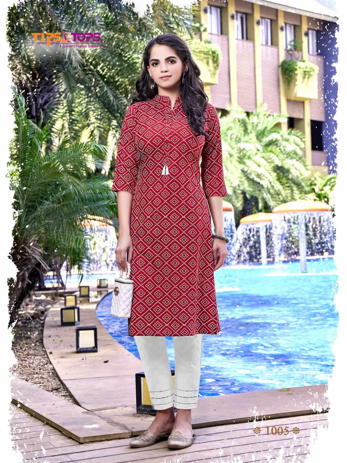 Tips And Tops Bandhej Vol 3 Kurtis with bottom collection 2