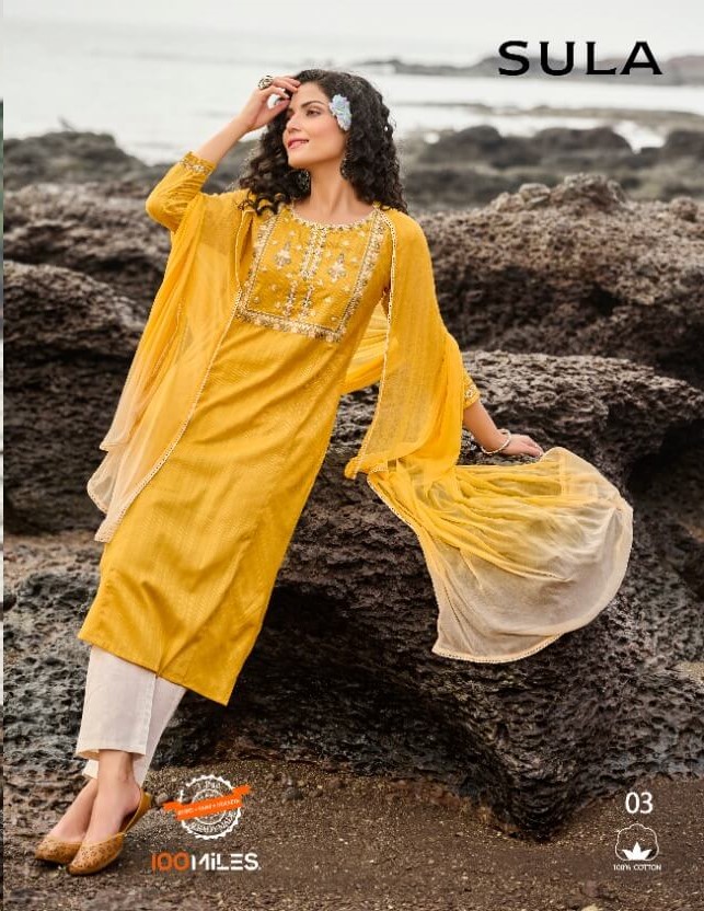 100Miles Sula Cotton Salwar Kameez collection 3