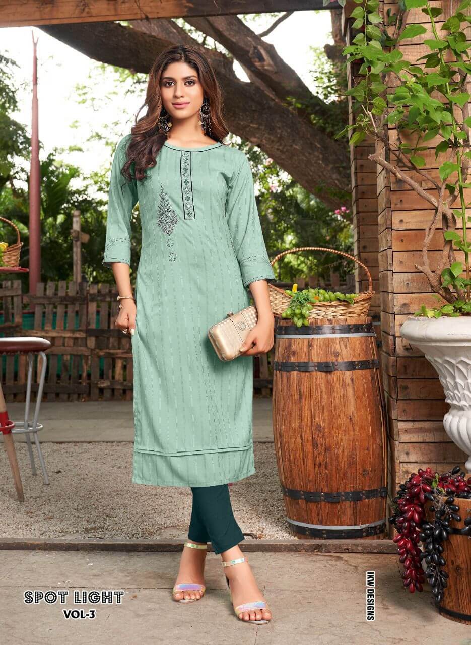 IKW Spotlight Vol 3 Casual Wear Kurti collection 7