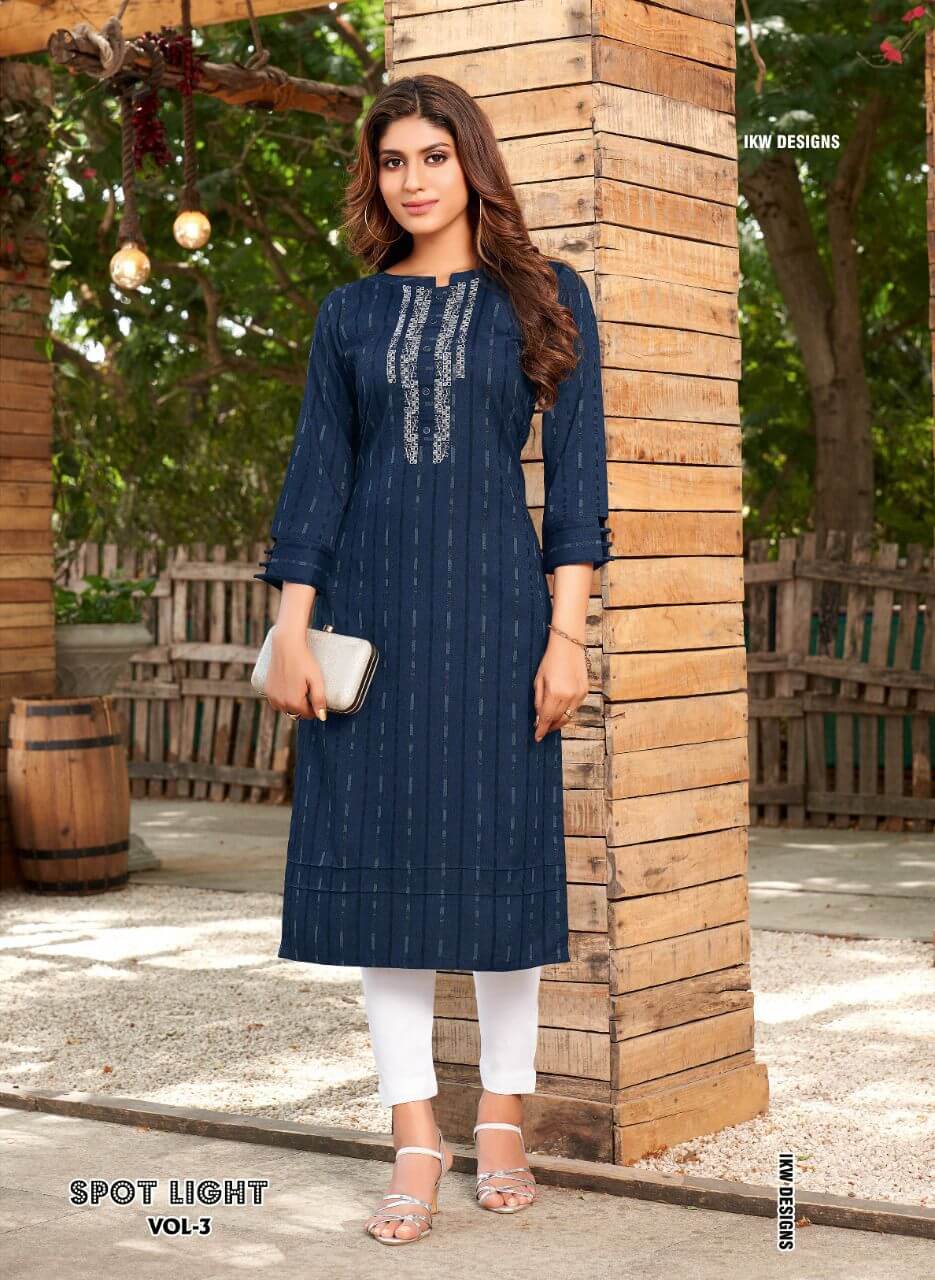 IKW Spotlight Vol 3 Casual Wear Kurti collection 3