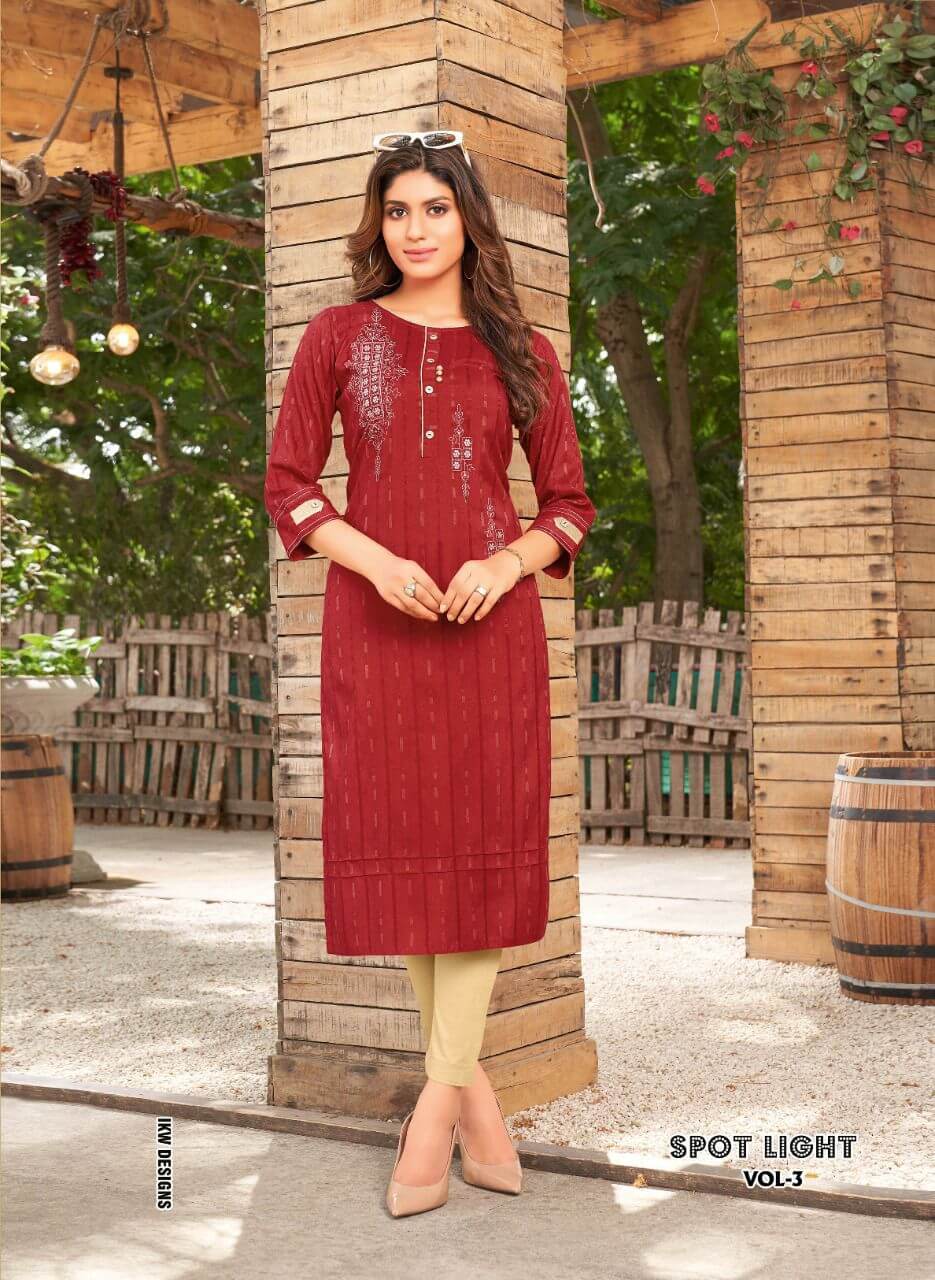 IKW Spotlight Vol 3 Casual Wear Kurti collection 4