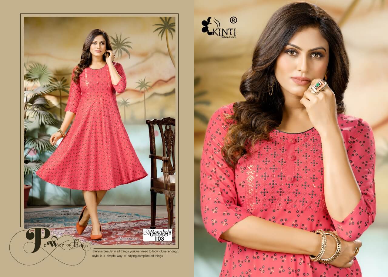 Kinti Meenakshi Anarkali Kurti collection 3