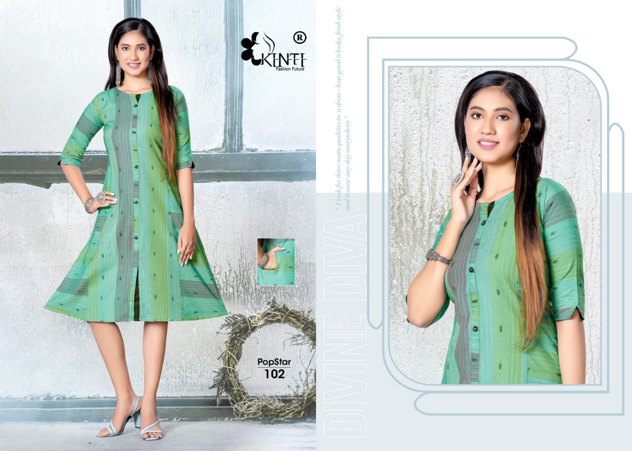 Kinti Popstar A Line Kurti collection 2