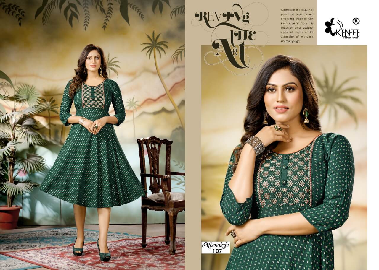 Kinti Meenakshi Anarkali Kurti collection 7