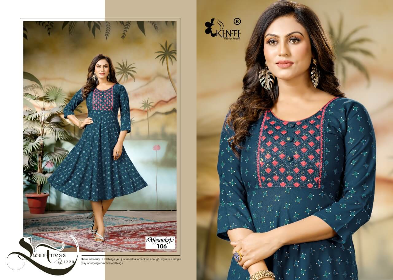 Kinti Meenakshi Anarkali Kurti collection 6