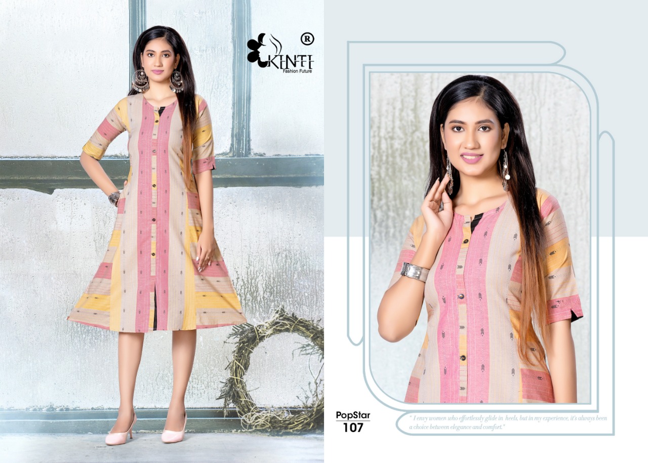 Kinti Popstar A Line Kurti collection 1