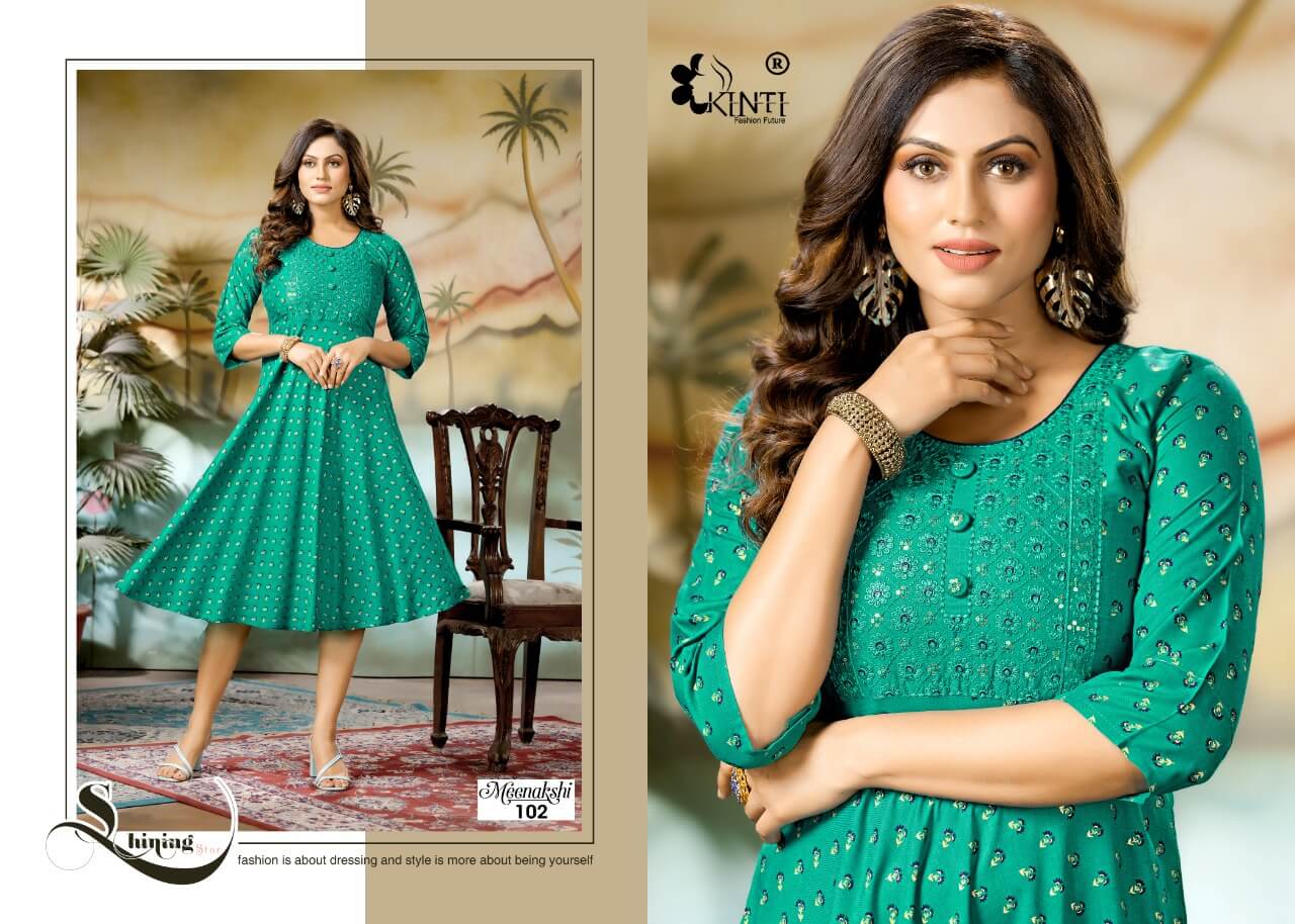 Kinti Meenakshi Anarkali Kurti collection 2